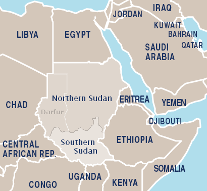 South Sudan Map